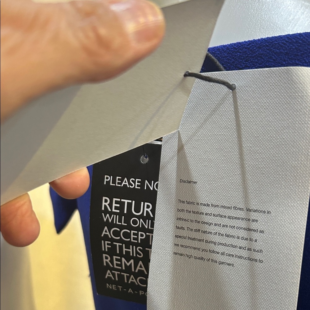 Roland Mouret Royal Blue Asymmetrical Dress - Picture 9 of 16